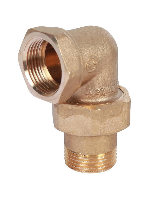 Разъемное угловое соединение (американка) латунное 3/4" ВР-НР, Stout SFT-0058-000034