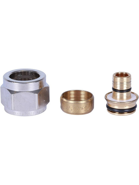 Фитинг компрессионный евроконус для труб PEX-AL-PEX 16х2,6х1/2" Stout SFC-0026-162612