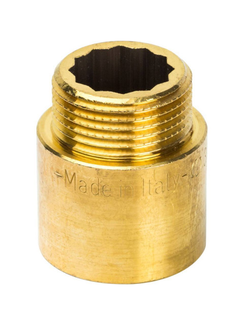 Удлинитель латунный 1/2" НР-ВР 25мм, Stout SFT-0001-001225