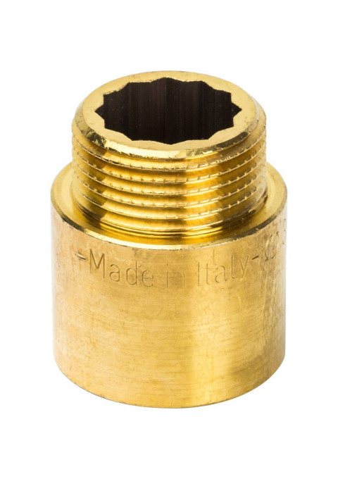 Удлинитель латунный 3/4" НР-ВР 25мм, Stout
