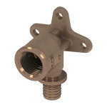 Уголок с настенным креплением TECEflex 16x1/2"ВР бронза 708610