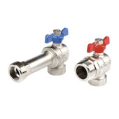 Группа присоединения коллектора TECEfloor Rp 1" x R 1" угловая 77381009