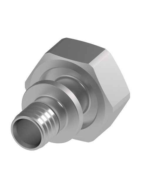 Соединение прямое TECEflex 16х3/4" с ВР Евроконус, никелированная латунь 7136161