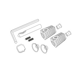 Комплект крепежа унитаза TECEspring R/S 9720997 Комплект крепежа унитаза TECEspring R/S 9720997