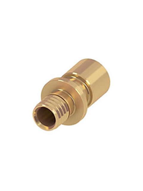 Адаптер на стальные или медные трубы TECEflex 20x18/22 мм Cu пайка, латунь 713920