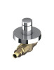 Шаровой кран TECEflex 16х16 с декоративным колпачком 751116
