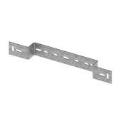 Усиленная монтажная пластина TECE из оцинкованной стали NEW для трех настенных уголков 721005