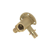 Тройник угловой TECEflex 16х1/2"х16 с настенным креплением, латунь 768501