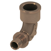 Уголок TECEflex 16x1/2"ВР соединительный, бронза 708101