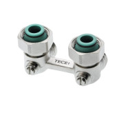 Запорно-присоединительный узел TECE 3/4" EC x 3/4" EC для нижнего подключения радиаторов, угловой 8740436