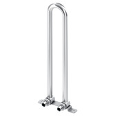 Монтажный узел TECEflex для подключения радиаторов, напольный, никелированный 16 x 15 мм Cu	714901