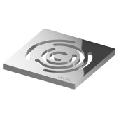 Декоративная решетка TECE rings из нержавеющей стали, полированная 3100003