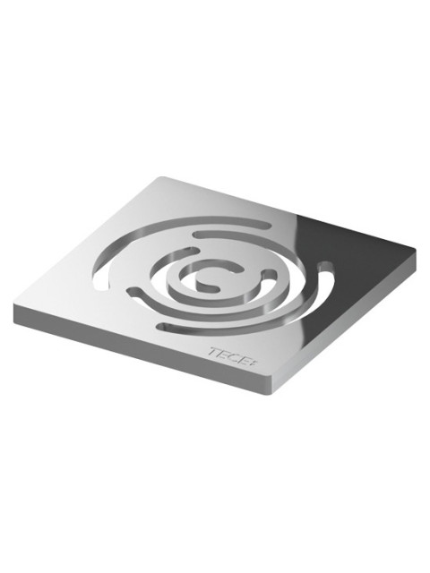 Декоративная решетка TECE rings из нержавеющей стали, полированная 3100003