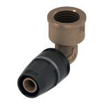 Уголок соединительный TECElogoPush 20 x Rp 3/4"с ВР, бронза 8713204