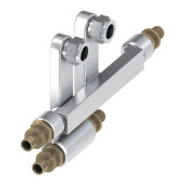 Монтажный набор TECEflex 16 x заглушка x 15 мм Cu для подключения радиаторов к плинтусной разводке 730130