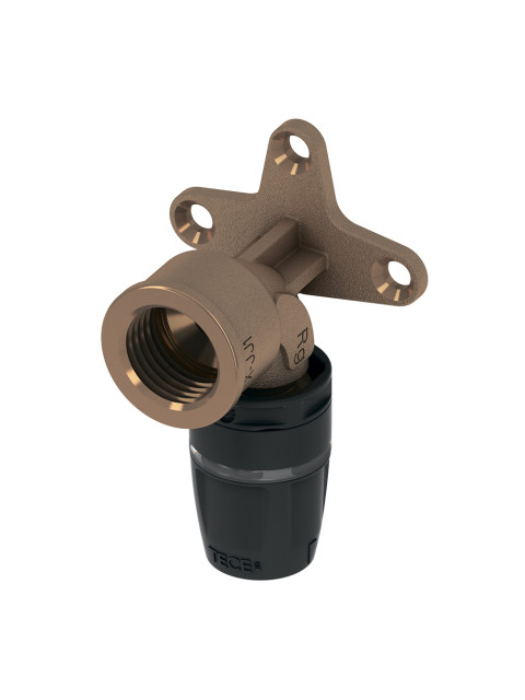 Настенный уголок TECElogo-Push 20 x Rp 1/2", бронза 8723004