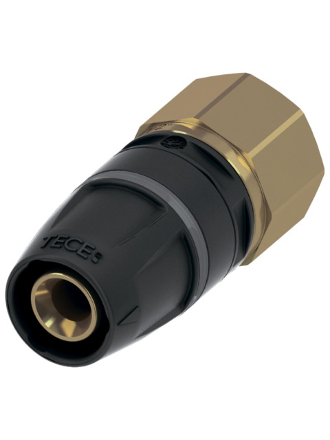 Соединение прямое TECElogo-Push 20 x Rp 3/4" с внутренней резьбой, латунь 8610004