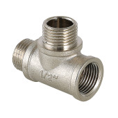 Тройник переходной 1/2" ВНН никелированный Valtec VTr.133.N.0004