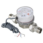 Водосчетчик Valtec универсальный 1/2" 80 мм с импульсным выходом VLF-15U-I