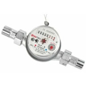 Водосчетчик Valtec универсальный 1/2" 110 мм со сгонами VLF-15U