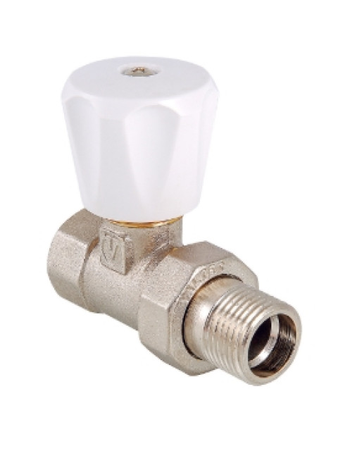 Клапан регулирующий Valtec прямой 3/4" для радиатора VT.008.LN.05