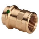 Соединительный элемент 15x1/2"ВР Viega Sanpress 2212, бронза 107543