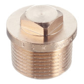 Заглушка с квадратом 3/4" НР бронза Viega 320089