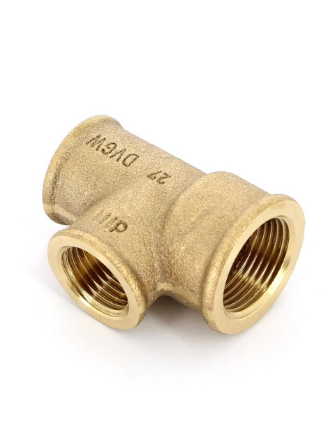 Тройник 3/4"х1/2"х1/2"ВР Viega бронза 362492