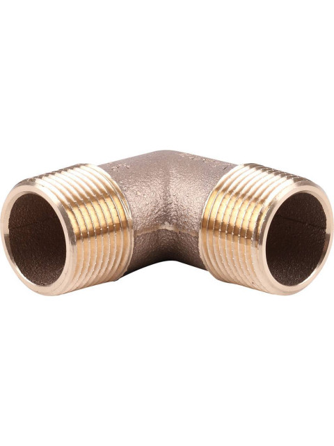 Угольник 90° 3/4"НР-НР Viega бронза 317980