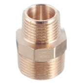 Ниппель редукционный 1"х1/2" НР-НР бронзовый, Viega 320287