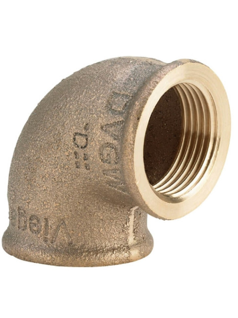 Угольник 90° 3/4"ВР-ВР Viega бронза 269258