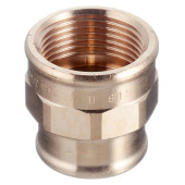 Муфта переходная 1"х1/2" ВР-ВР бронза, Viega 266363