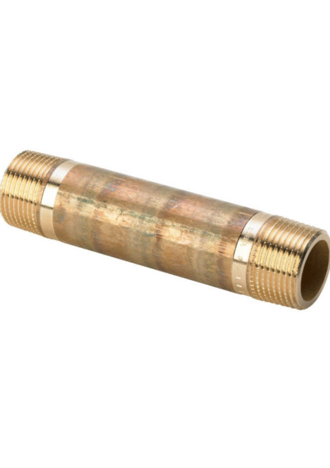 Ниппель 1/2"х40 НР/НР удлиненный Viega/3530 бронза 267308
