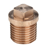 Заглушка бронзовая с квадратом 1" НР, Viega 320294