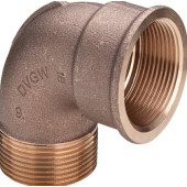 Угольник 90° 3/4"ВР-НР бронзовый, Viega264000