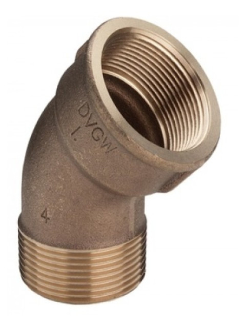 Угольник 45° 1/2"ВР-НР Viega бронза 264208