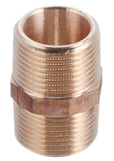 Ниппель 3/4"НР-НР Viega бронза 266615
