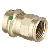 Соединительный элемент 18x1/2"ВР Viega Sanpress с SC‑Contur, модель 2212, бронза 283483