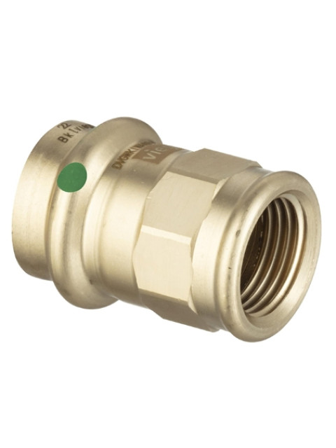 Соединительный элемент 18x1/2"ВР Viega Sanpress 2212, бронза 283483