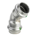 Отвод 45° 22мм ВВ Viega Sanpress Inox модель 2326, 435790