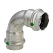 Отвод 90° 15 В-В Viega Sanpress Inox с SC‑Contur, модель 2316, 435639