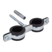 Двойной хомут BIS Cobra 1/2"20-24 М8 + винт/шуруп М8х80мм + дюбель, Walraven 0802124 Двойной хомут BIS Cobra 1/2"20-24 М8 + винт/шуруп М8х80мм + дюбель, Walraven 0802124