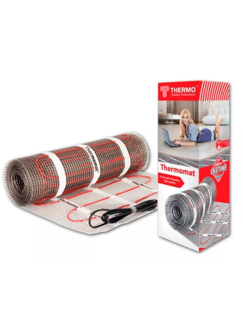 Теплый пол нагревательный мат Thermo Thermomat 0,5 кв.м 180 (90) Вт 504633
