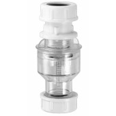 Обратный клапан вертикальный 19-23 мм компрессионное соединение прозрачный, McAlpine TUN5-CL