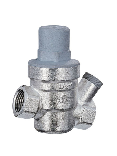 Редуктор давления мембранный 1/2" Kromwell с отв. под манометр KW.PR620004