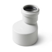 Переход эксцентрический РР 110х58, бесшумная канализация Pro Aqua Stilte Plus  STPL50110058