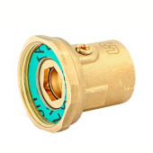 Uni-Fitt Соединение с накидной гайкой ВВ 1 1/2"x1", со встроенным шаровым краном  627G6400