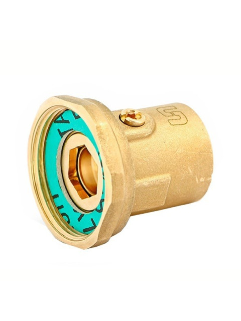 Соединение с накидной гайкой ВВ 1 1/2"x1" Uni-Fitt со встроенным шаровым краном 627G6400