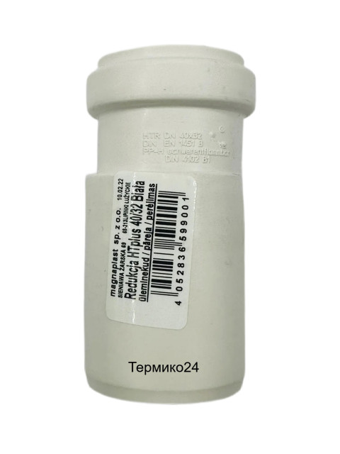 Переходник эксцентрический 40х32 белый, Magna plast 420410
