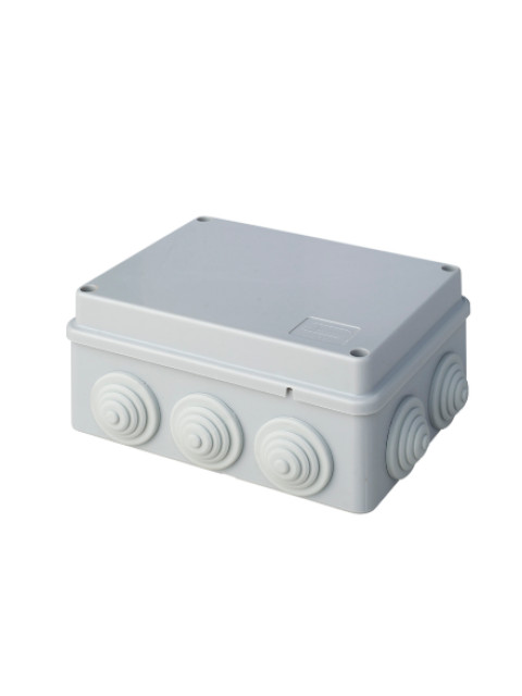 Коробка распределительная JBS150 150х110х70 IP56 (10 вводов), Экопласт 44009-1